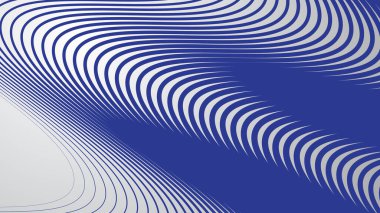 Arkaplan veya sunum için mavi eğri çizgileri olan soyut arkaplan