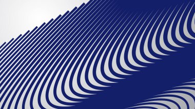 Arkaplan veya sunum için mavi eğri çizgileri olan soyut arkaplan