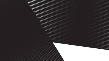 Arkaplan veya sunum için siyah ve beyaz çizgili çizgi arkaplanı