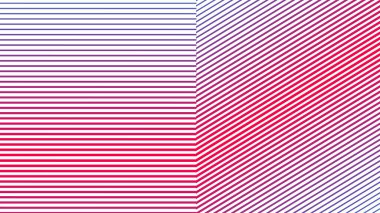 Kırmızı ve mavi çizgiler kusursuz soyut arkaplan