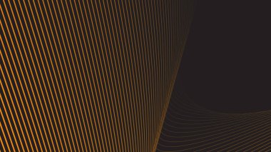 Eğri çizgi vektör görüntüsü olan kahverengi soyut arkaplan