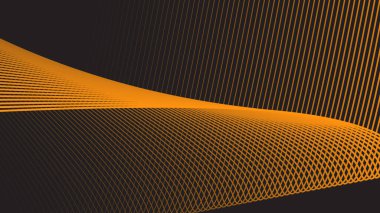 Eğri çizgi vektör görüntüsü olan kahverengi soyut arkaplan