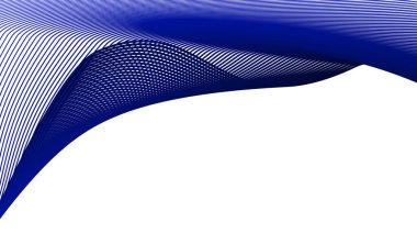 Mavi dinamik eğri çizgisi soyut arkaplan vektör resmi