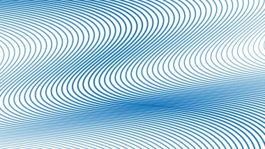 Mavi tosca çizgileri dalga çizgileri arkaplan veya sunum için soyut arkaplan