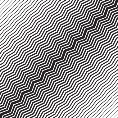 Siyah çizgili düz desenli vektör çizgisi