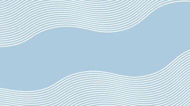 Arkaplan veya sunum için eğri çizgisi olan mavi soyut arkaplan