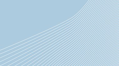 Arkaplan veya sunum için eğri çizgisi olan mavi soyut arkaplan