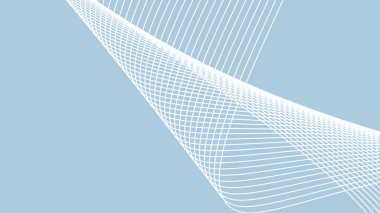 Arkaplan veya sunum için eğri çizgisi olan mavi soyut arkaplan