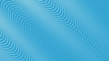 Arkaplan veya sunum için eğri çizgisi olan mavi soyut arkaplan