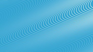 Arkaplan veya sunum için eğri çizgisi olan mavi soyut arkaplan