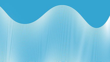 Arkaplan veya sunum için eğri çizgisi olan mavi soyut arkaplan