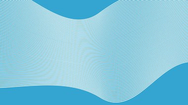 Arkaplan veya sunum için eğri çizgisi olan mavi soyut arkaplan