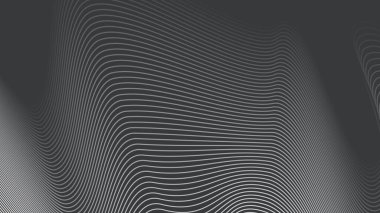 Arkaplan veya sunum için eğri çizgisi olan koyu gri soyut arkaplan