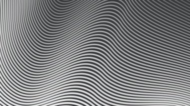 Arkaplan veya sunum için eğri çizgisi olan koyu gri soyut arkaplan