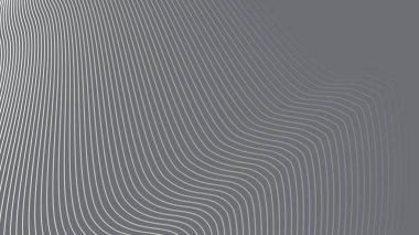 Arkaplan veya sunum için eğri çizgisi olan gri soyut arkaplan