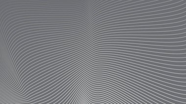 Arkaplan veya sunum için eğri çizgisi olan gri soyut arkaplan