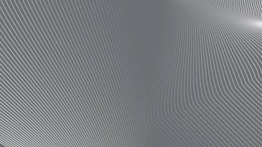 Arkaplan veya sunum için eğri çizgisi olan gri soyut arkaplan