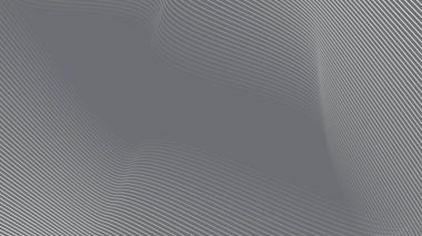 Arkaplan veya sunum için eğri çizgisi olan gri soyut arkaplan