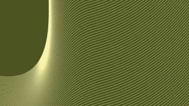 Arkaplan veya sunum için eğri çizgisi olan yeşil ordu soyut arkaplanı