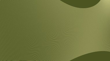 Arkaplan veya sunum için eğri çizgisi olan yeşil ordu soyut arkaplanı
