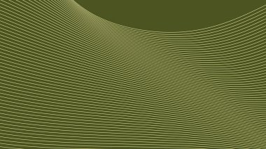 Arkaplan veya sunum için eğri çizgisi olan yeşil ordu soyut arkaplanı