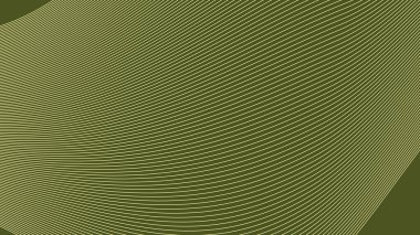 Arkaplan veya sunum için eğri çizgisi olan yeşil ordu soyut arkaplanı