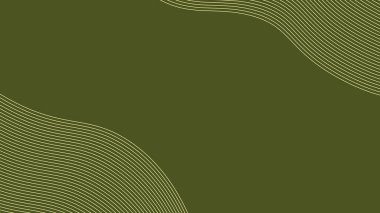 Arkaplan veya sunum için eğri çizgisi olan yeşil ordu soyut arkaplanı