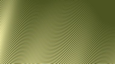 Arkaplan veya sunum için eğri çizgisi olan yeşil ordu soyut arkaplanı