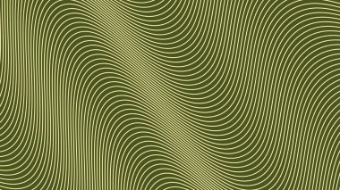 Arkaplan veya sunum için eğri çizgisi olan yeşil ordu soyut arkaplanı