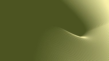 Arkaplan veya sunum için eğri çizgisi olan yeşil ordu soyut arkaplanı