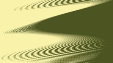 Arkaplan veya sunum için eğri çizgisi olan yeşil ordu soyut arkaplanı