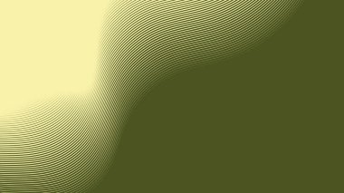 Arkaplan veya sunum için eğri çizgisi olan yeşil ordu soyut arkaplanı