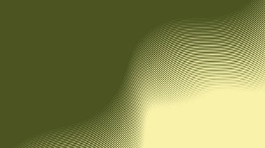 Arkaplan veya sunum için eğri çizgisi olan yeşil ordu soyut arkaplanı