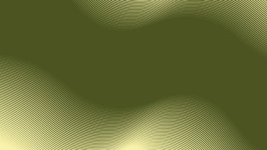 Arkaplan veya sunum için eğri çizgisi olan yeşil ordu soyut arkaplanı