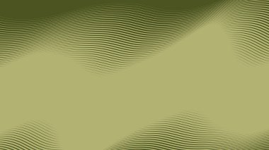 Arkaplan veya sunum için eğri çizgisi olan yeşil ordu soyut arkaplanı