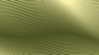 Arkaplan veya sunum için eğri çizgisi olan yeşil ordu soyut arkaplanı