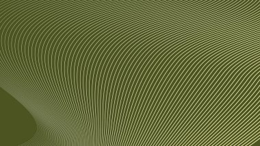 Arkaplan veya sunum için eğri çizgisi olan yeşil ordu soyut arkaplanı