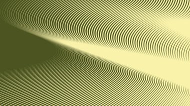 Arkaplan veya sunum için eğri çizgisi olan yeşil ordu soyut arkaplanı