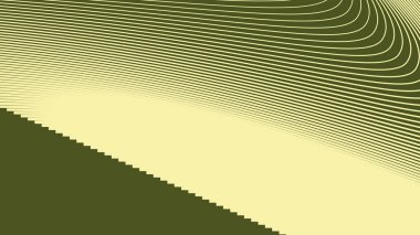 Arkaplan veya sunum için eğri çizgisi olan yeşil ordu soyut arkaplanı