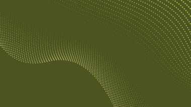 Arkaplan veya sunum için eğri çizgisi olan yeşil ordu soyut arkaplanı
