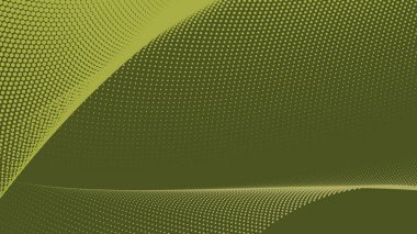 Arkaplan veya sunum için eğri çizgisi olan yeşil ordu soyut arkaplanı