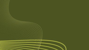 Arkaplan veya sunum için eğri çizgisi olan yeşil ordu soyut arkaplanı