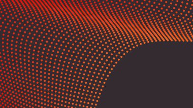 Turuncu polkadot soyut arkaplan vektör resmi