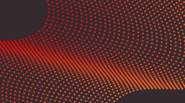 Turuncu polkadot soyut arkaplan vektör resmi