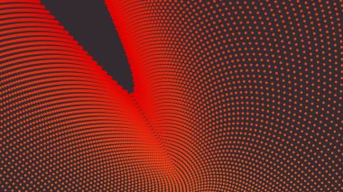 Arkaplan veya sunum için kırmızı polkadot arkaplanı soyut