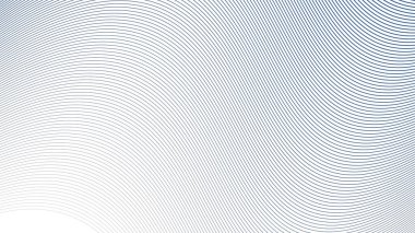 Arkaplan veya sunum için mavi çizgili dalga soyut arkaplan