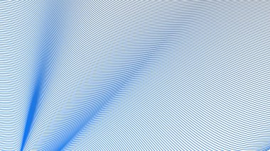 Arkaplan veya sunum için mavi çizgili dalga soyut arkaplan