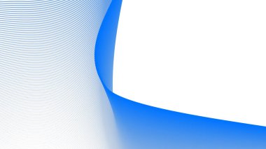 Arkaplan veya sunum için mavi çizgili dalga soyut arkaplan