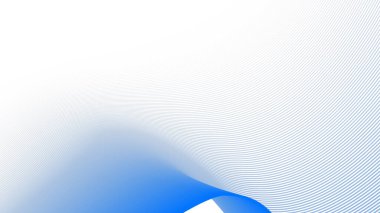 Arkaplan veya sunum için mavi çizgili dalga soyut arkaplan