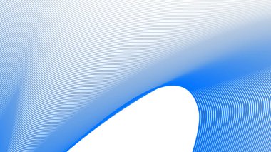 Arkaplan veya sunum için mavi çizgili dalga soyut arkaplan